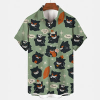 Funny summer set with Gengar & Snorlax print | Buy 1, get 1 free - SleepyFun-04-M-State of Style
