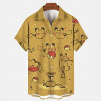 Funny summer set with Gengar & Snorlax print | Buy 1, get 1 free - SleepyFun-08-M-State of Style