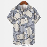 Funny summer set with Gengar & Snorlax print | Buy 1, get 1 free - SleepyFun-10-M-State of Style