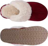 Fuzzy Memory Foam Slippers - SoftStep-Chestnut-4-State of Style