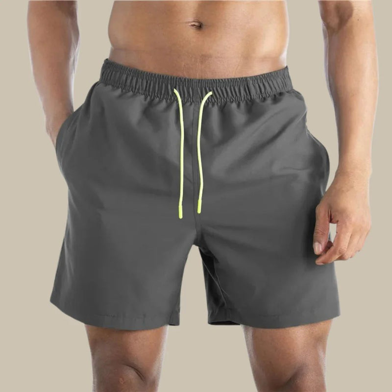 Gabriel Swim Shorts | Quick-Dry & Comfortable-Dark Grey-S-State of Style