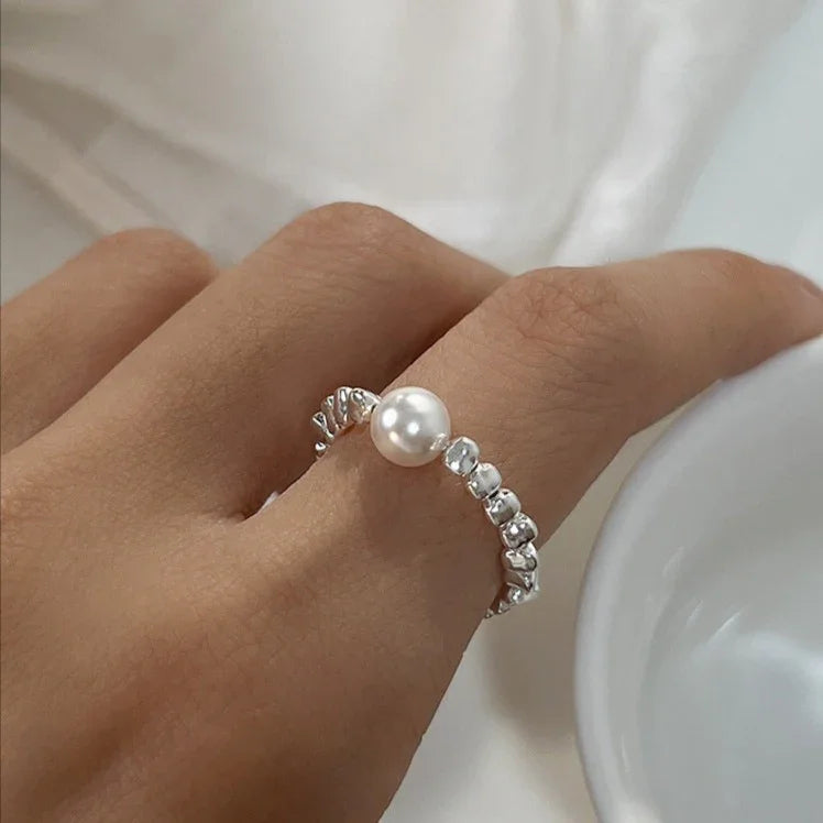 Galaxy Pearl Ring - Stella-White-5-State of Style