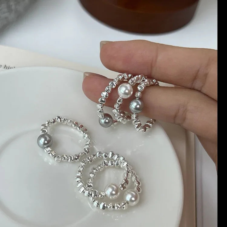 Galaxy Pearl Ring - Stella-White-5-State of Style