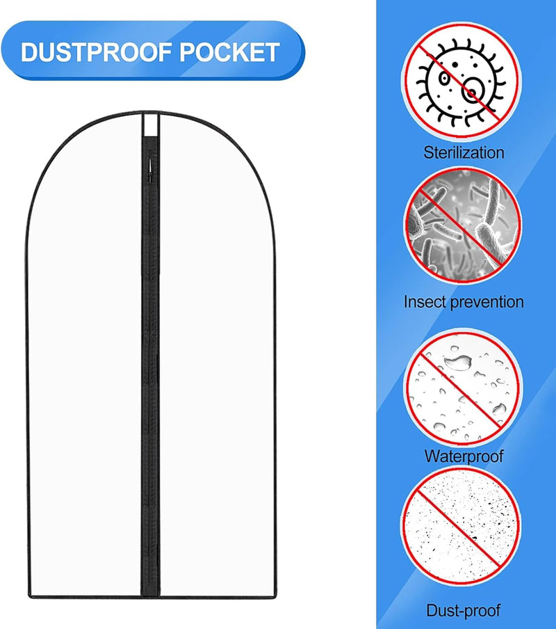 Extra-Long Dress & Gown Garment Bag – 180cm Protective Covers with Handles