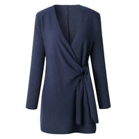 Knitted Women's Cardigan with Bow Belt – Elin
