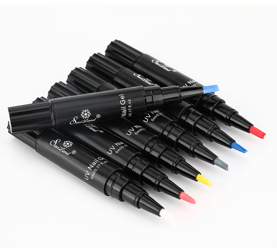 Gel Nail Polish Pen Without UV – Glosséa-Black-State of Style