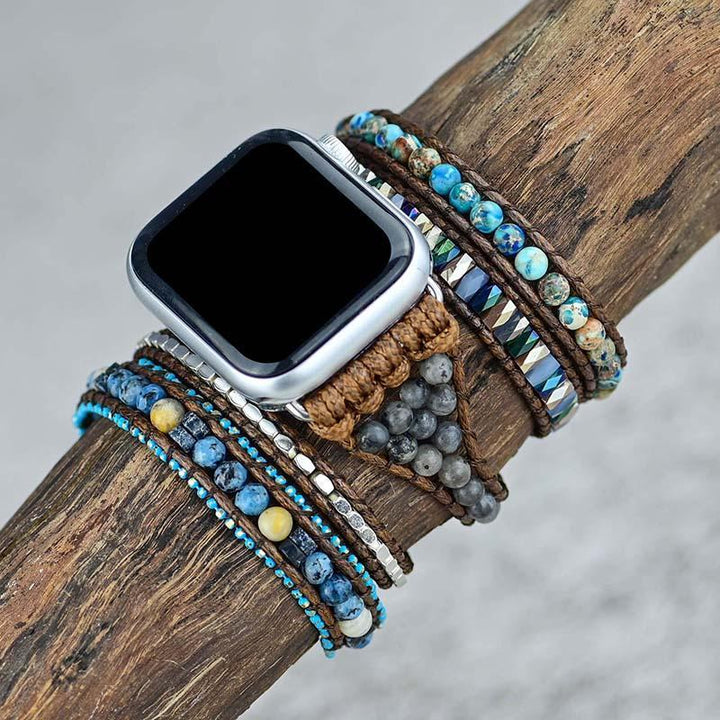 Gemstone Apple Watch Band - Azure-S (14-16 cm)-State of Style