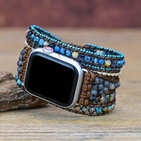 Gemstone Apple Watch Band - Azure-S (14-16 cm)-State of Style