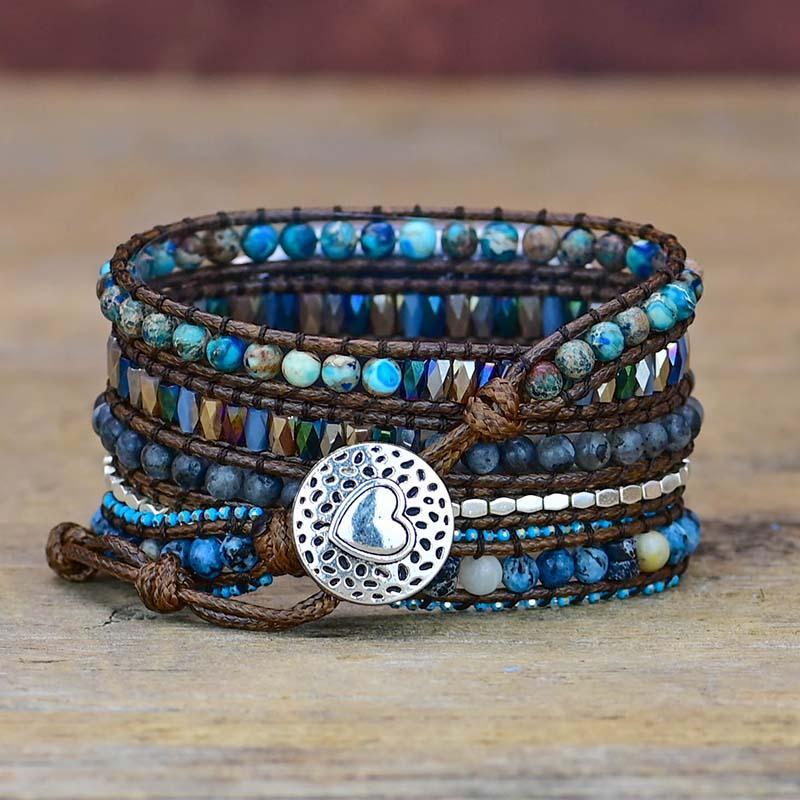 Gemstone Apple Watch Band - Azure-S (14-16 cm)-State of Style
