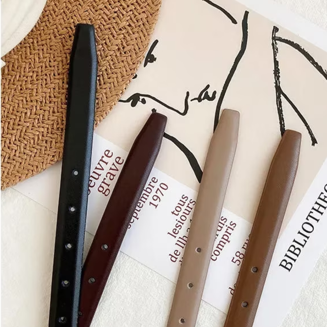 Genuine Leather Luxury Designer Belt-Brown-100 CM-State of Style