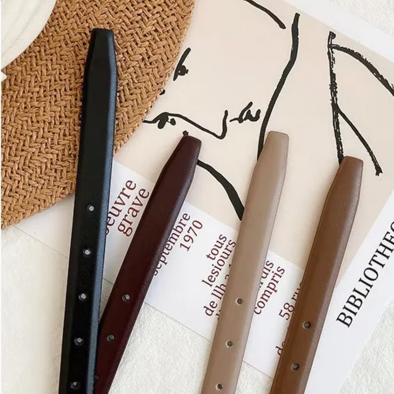 Genuine Leather Luxury Designer Belt-Brown-100 CM-State of Style