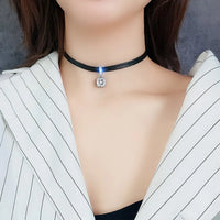 Geometric Crystal Necklace | Elegant Design-ZIRCON-State of Style