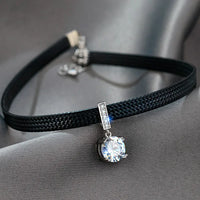 Geometric Crystal Necklace | Elegant Design-ZIRCON-State of Style