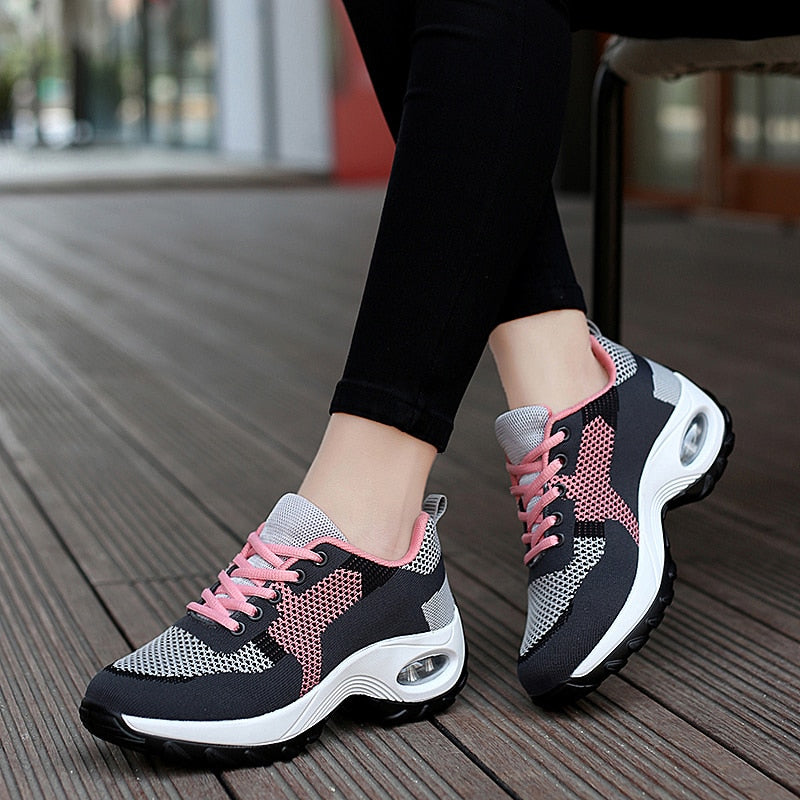 GeorginaSneaks | Orthopedic Sole Shoe for Women-Light Pink-4.5-State of Style
