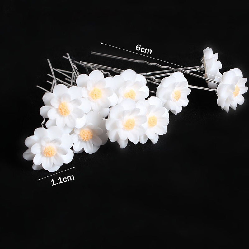 Gisela Traditional Hair Accessory – Rhinestone & Pearl U-Shaped Pins-2-State of Style