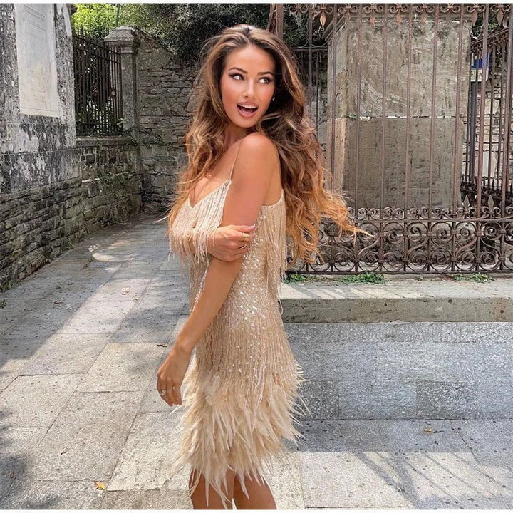Glamorous Cocktail Dress – Celina-White-S-State of Style
