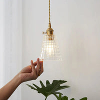 Glass Pendant Lamp - OpulentGlow-Transparent-A-State of Style