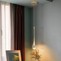 Glass Pendant Light with Warm Glow - Vetra-Gold-1 lamp-State of Style