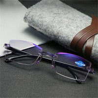 Glasses with Blue Light Filter and Multifocal Strength - VisionGuard-'+1.00/ For 35-49 Years'-State of Style