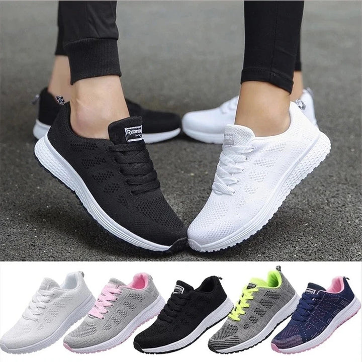 GlideFit Comfort | Casual Orthopaedic Women's Running Shoe-Black-3.0-State of Style