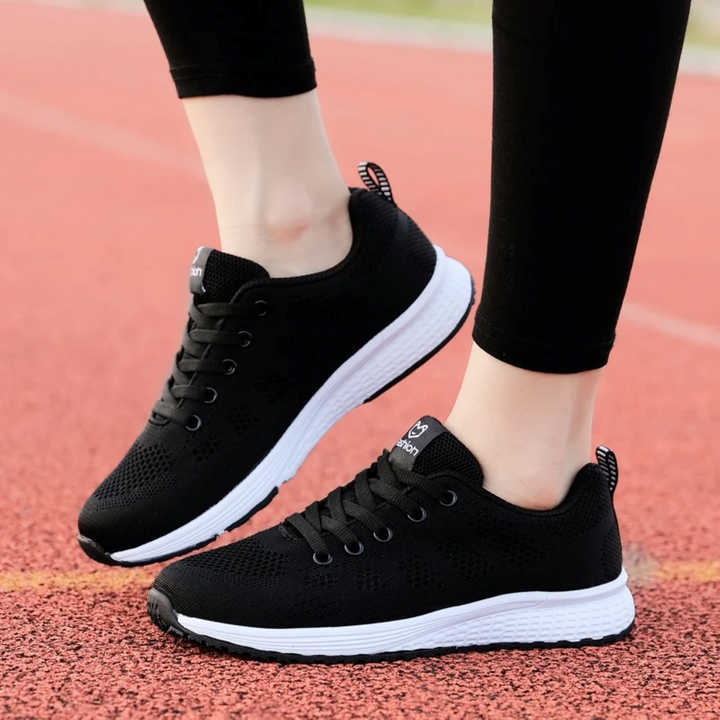 Glitter Women's Shoes for Breathable Comfort - SparkleFit-Black-4-State of Style
