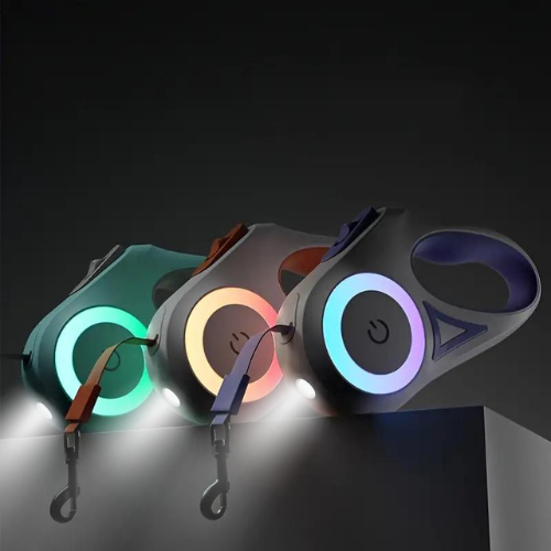 GlowGuard Illuminating Dog Leash with Flashlight-Orange-State of Style