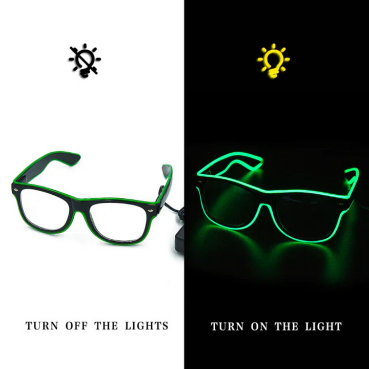 Glowing Neon Glasses - LumaGlow-Blue-State of Style
