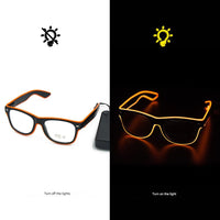 Glowing Neon Glasses - LumaGlow-Blue-State of Style