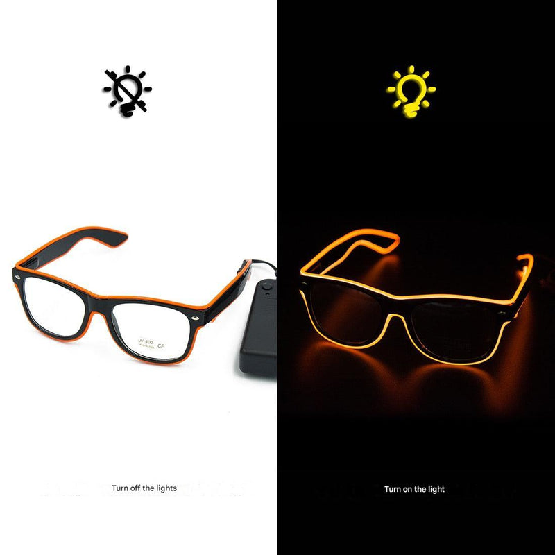 Glowing Neon Glasses - LumaGlow-Blue-State of Style