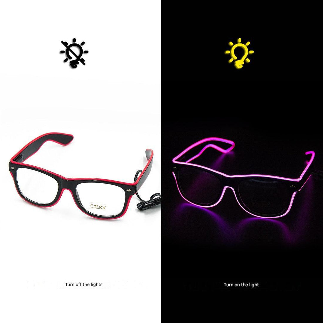 Glowing Neon Glasses - LumaGlow-Blue-State of Style