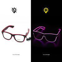 Glowing Neon Glasses - LumaGlow-Blue-State of Style