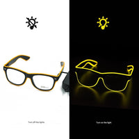 Glowing Neon Glasses - LumaGlow-Blue-State of Style