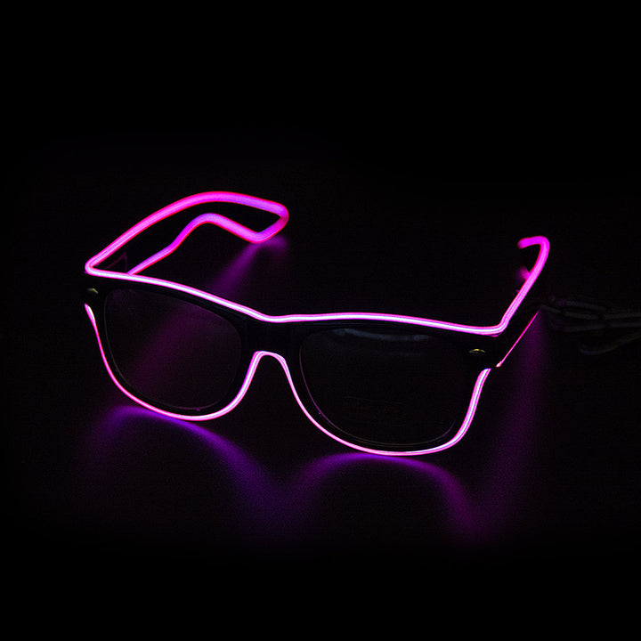Glowing Neon Glasses - LumaGlow-Pink-State of Style