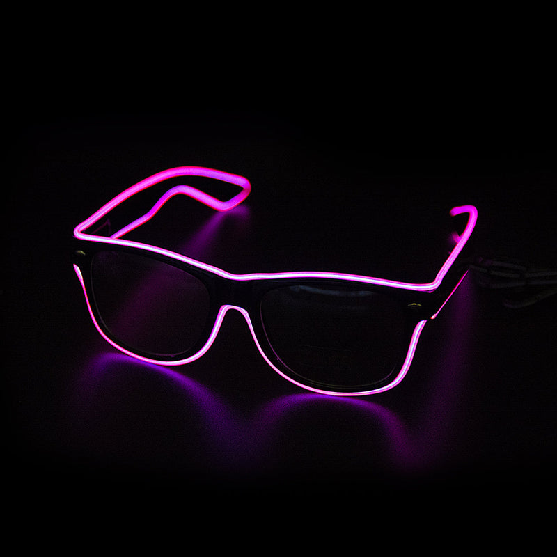 Glowing Neon Glasses - LumaGlow-Pink-State of Style