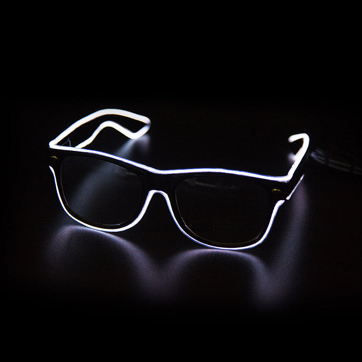 Glowing Neon Glasses - LumaGlow-White-State of Style