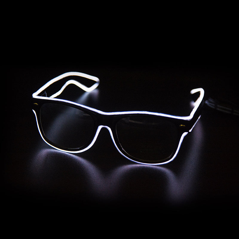 Glowing Neon Glasses - LumaGlow-White-State of Style