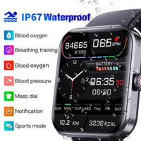 GlucoWatch - Blood Sugar Monitoring Smartwatch-Black-State of Style