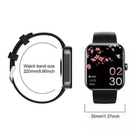 GlucoWatch - Blood Sugar Monitoring Smartwatch-Black-State of Style