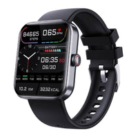 GlucoWatch - Blood Sugar Monitoring Smartwatch-Black-State of Style