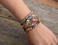 Goddess Amazonite Wrap Bracelet - Aurora-State of Style