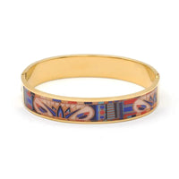 Gold Charm Geode Bracelet | Elegant Women’s Cuff Jewellery-Xenobia-State of Style