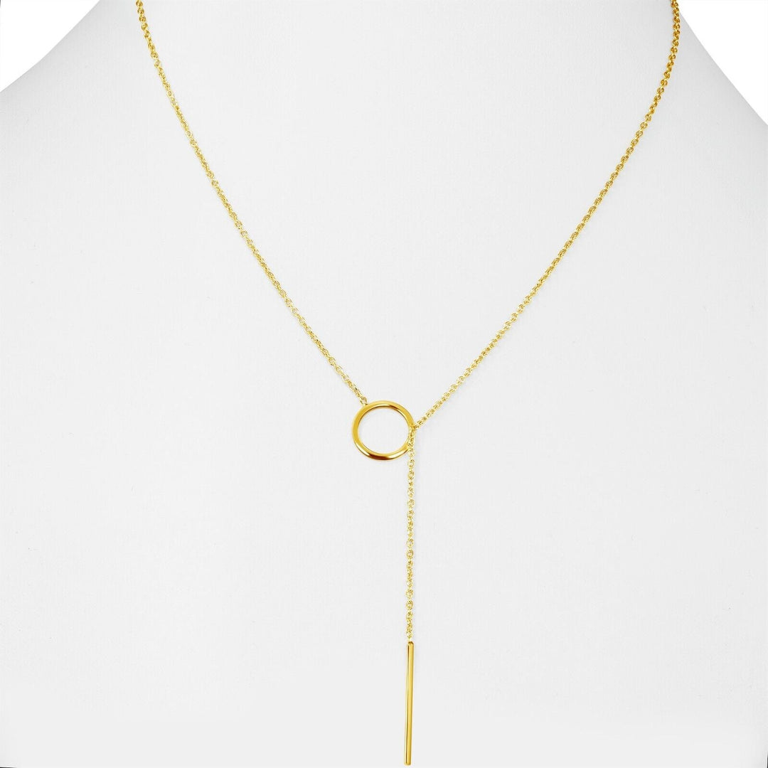 Gold Drop Bar Lariat Necklace | Elegant Women's Jewellery | Versatile Style-GOLD-State of Style