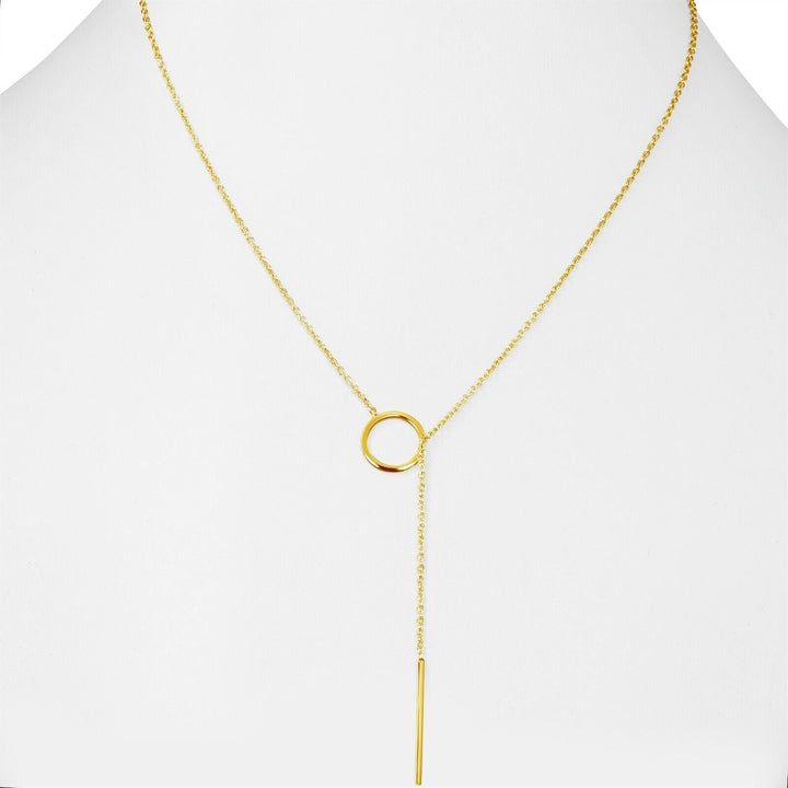 Gold Drop Bar Lariat Necklace | Elegant Women's Jewellery | Versatile Style-GOLD-State of Style