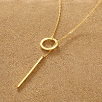 Gold Drop Bar Lariat Necklace | Elegant Women's Jewellery | Versatile Style-GOLD-State of Style