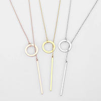 Gold Drop Bar Lariat Necklace | Elegant Women's Jewellery | Versatile Style-GOLD-State of Style
