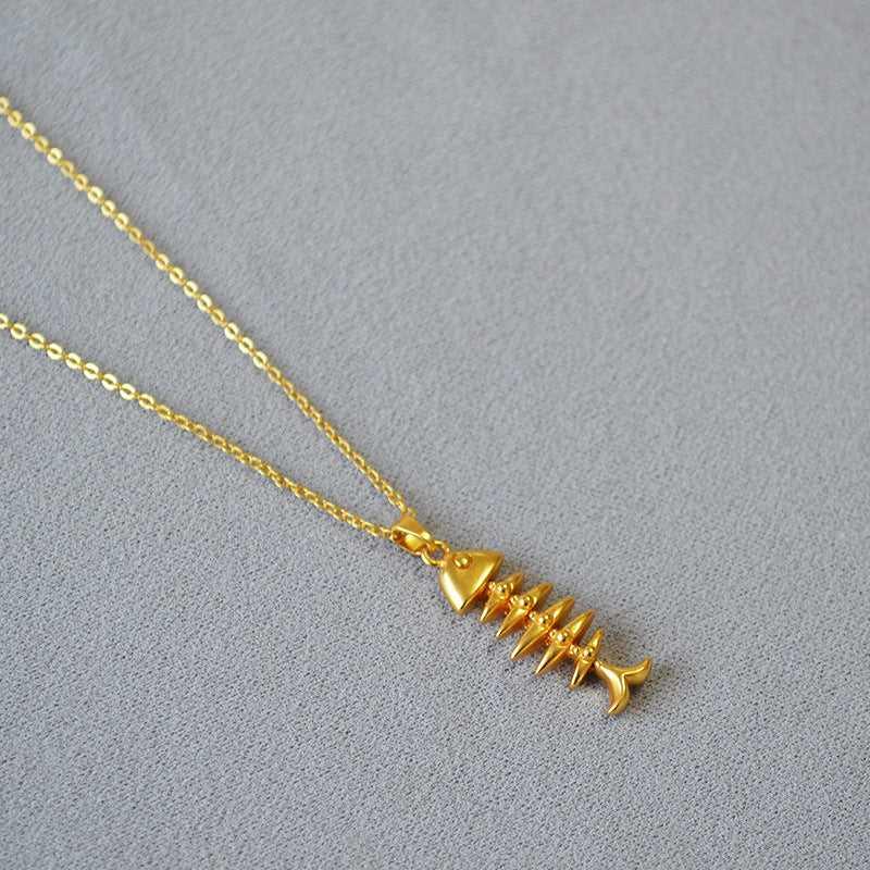 Gold Herringbone Necklace - Noelle-State of Style