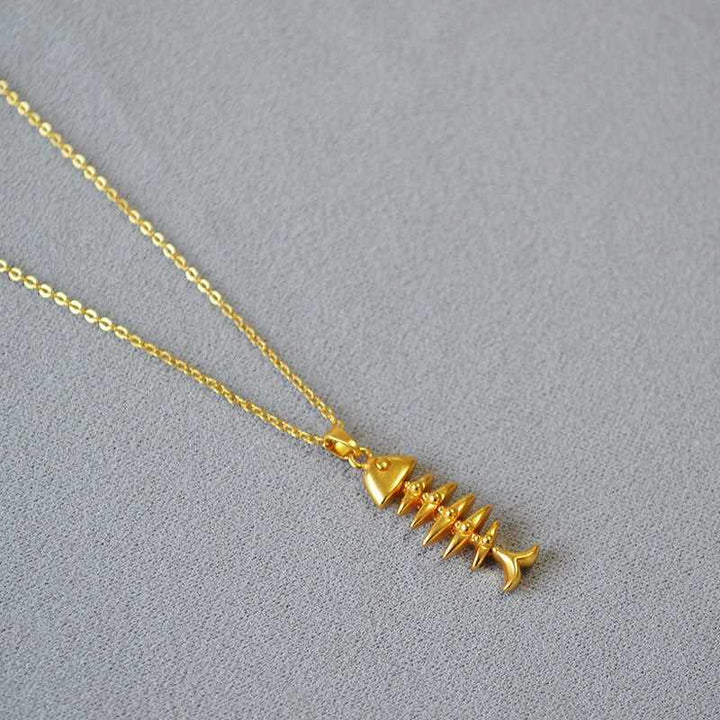 Gold Herringbone Necklace - Noelle-State of Style