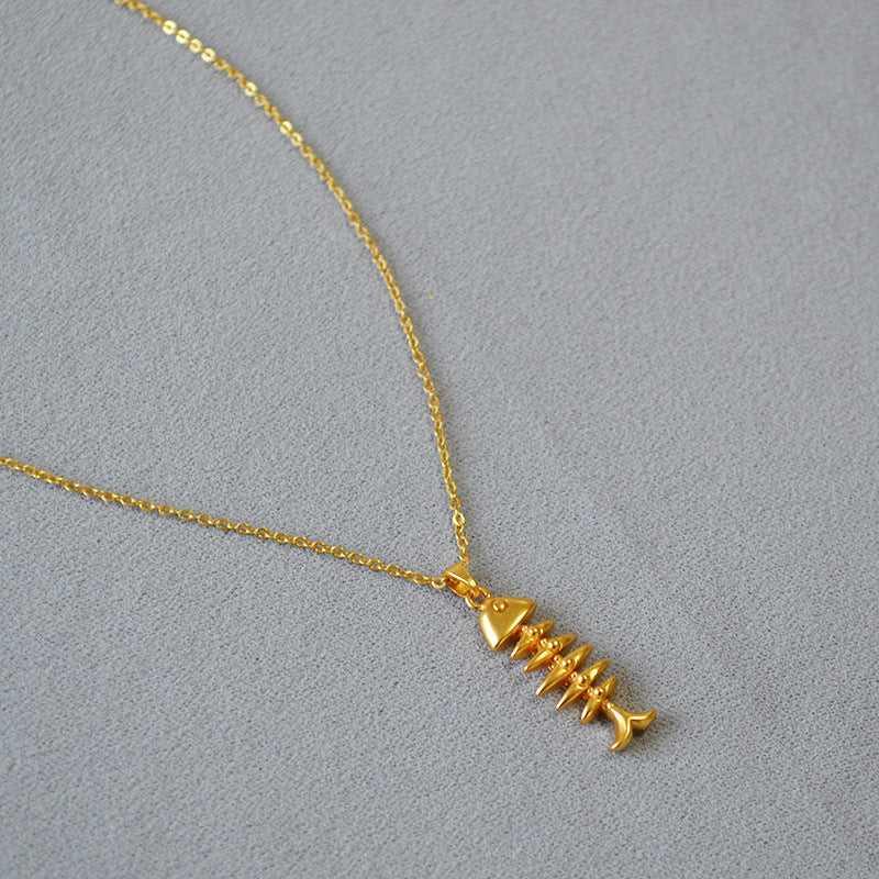 Gold Herringbone Necklace - Noelle-State of Style