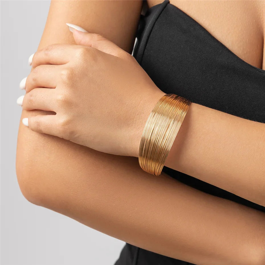 Gold Multi-Strand Bracelet | Women's Jewellery Accessory-GOLD-State of Style