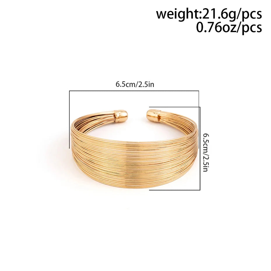 Gold Multi-Strand Bracelet | Women's Jewellery Accessory-GOLD-State of Style